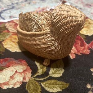 Wicker coaster set